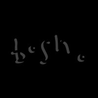 a black background with the word boho written on it